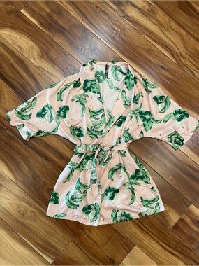 Satin Tropical Print Kimono Robe The Webster Miami at Target limited-edition